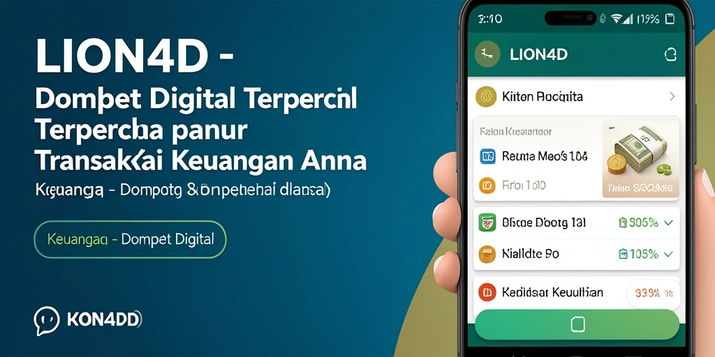 Antarmuka LION4D menampilkan fitur Dompet Digital secara jelas dan intuitif.