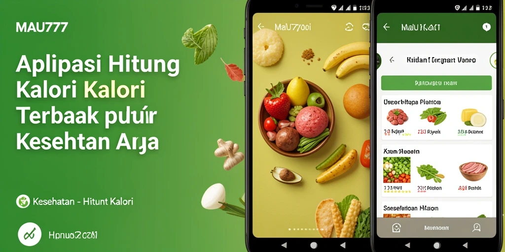 Tampilan antarmuka aplikasi MAU777 yang memudahkan pengguna menghitung kalori.