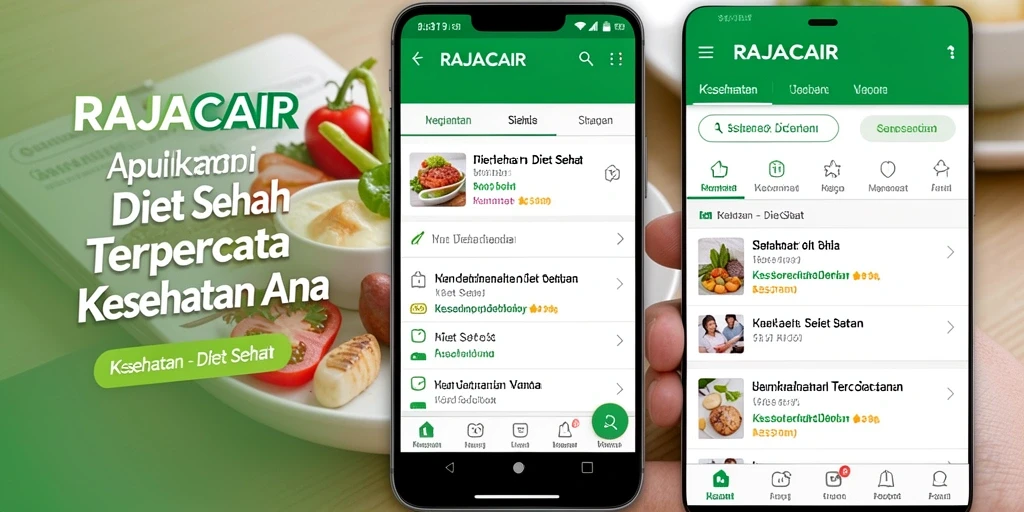 Tampilan antarmuka RAJACAIR yang menarik dan informatif.