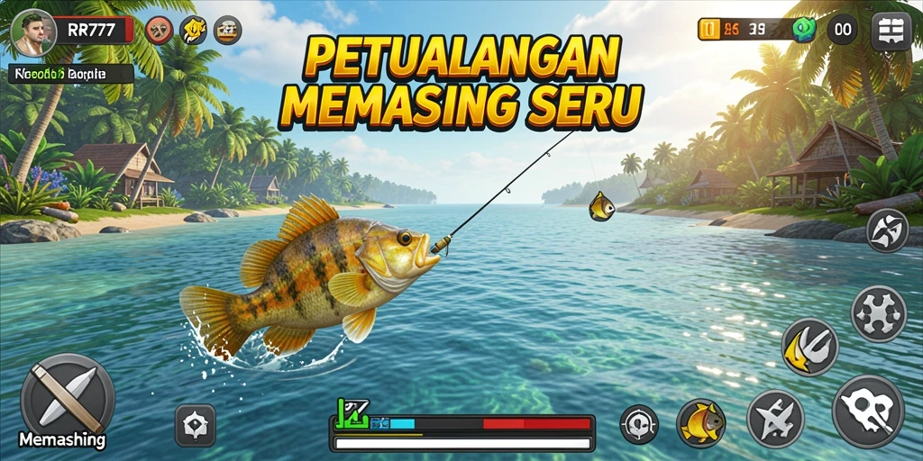 Tampilan antarmuka <strong>RR777</strong> yang menarik dan mudah digunakan saat memancing.