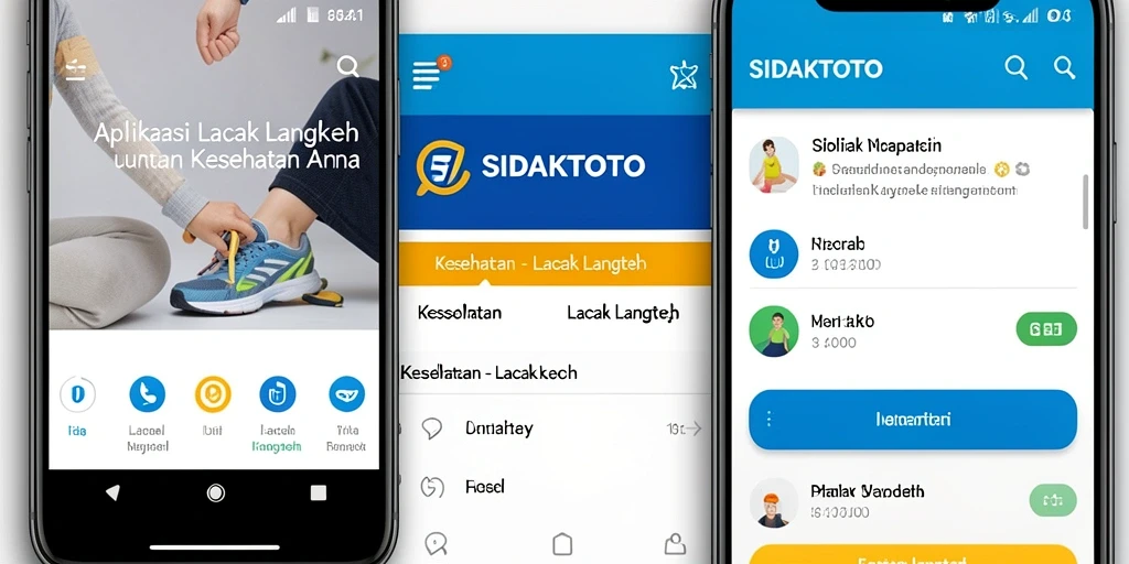 Tampilan antarmuka pengguna aplikasi SIDAKTOTO yang sederhana dan informatif.