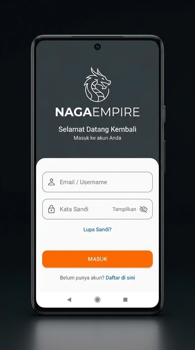 Masuk Akun Nagaempire untuk Pengguna Android